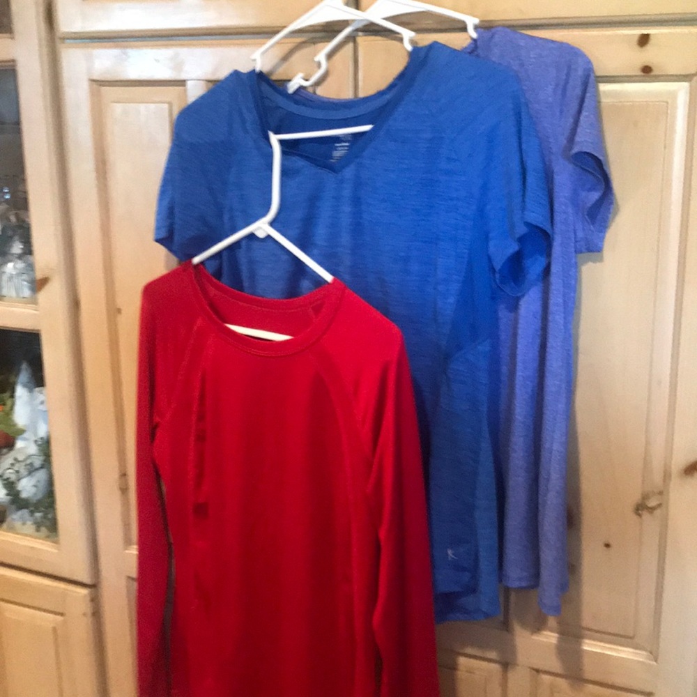 3 danskin shirts , sold altogether